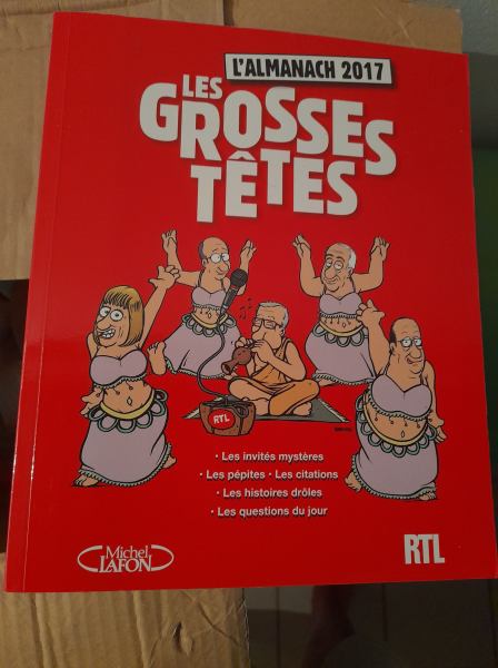 L'almanach 2017 les grosses t&ecirc;tes