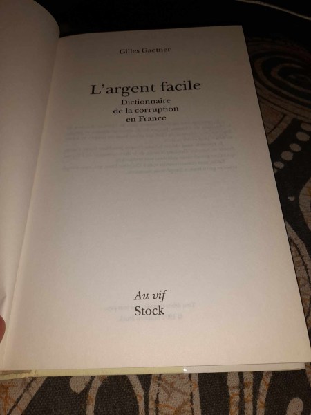 Vente L'argent facile - dictionnaire de la corruption