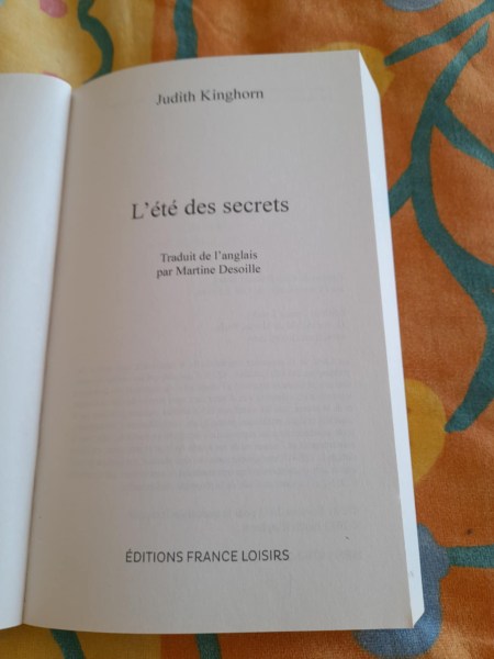 Vente L'été des secrets - judith kinghorn