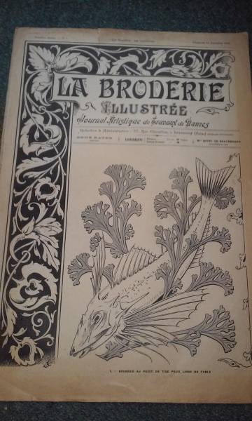 La broderie illustree de1898 le n&deg; 1