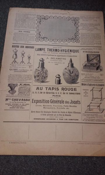 La broderie illustree de1898 le n&deg; 1 pas cher