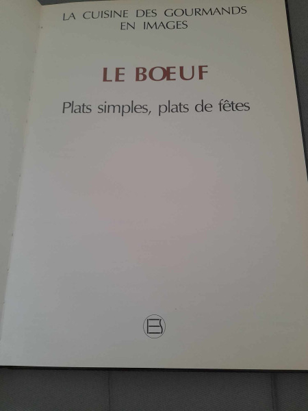 Vente La cuisine des gourmands en image -le boeuf