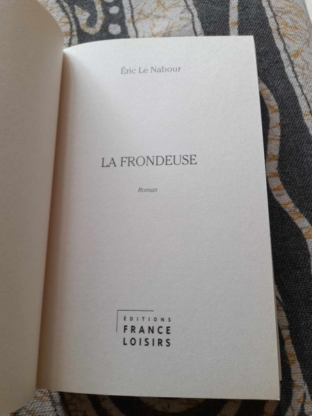 Vente La frondeuse - eric nabour