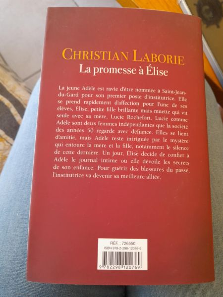 Vente La promesse &agrave; elise - christian laborie