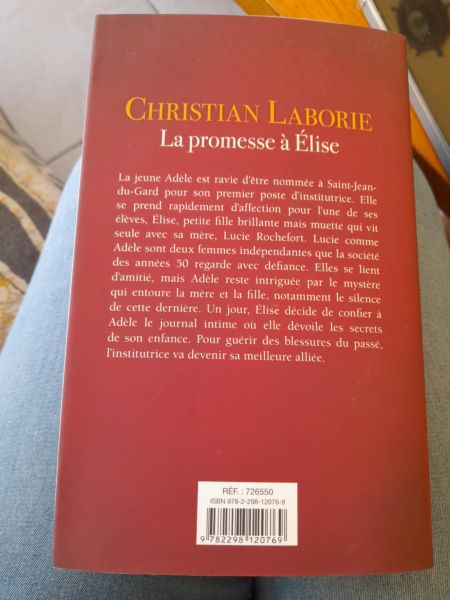 Vente La promesse à elise - christian laborie