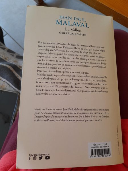 Vente La vall&eacute;e des eaux am&egrave;res - jean paul malaval