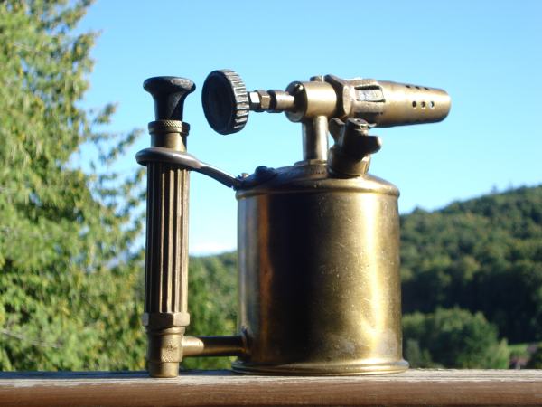 Lampe &agrave; souder vintage max sievert sweden