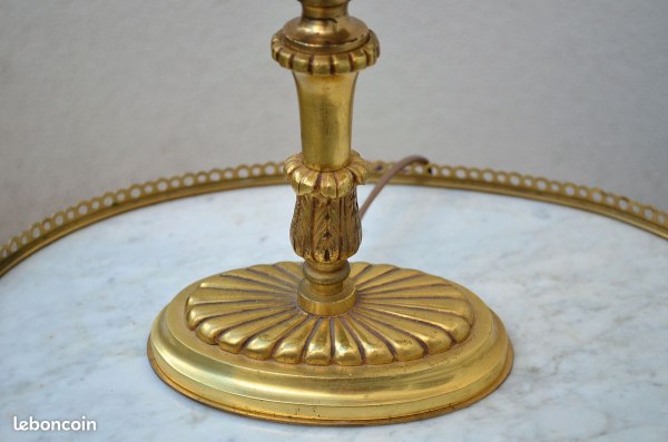 Annonce Lampe bouillotte empire directoire lucien gau