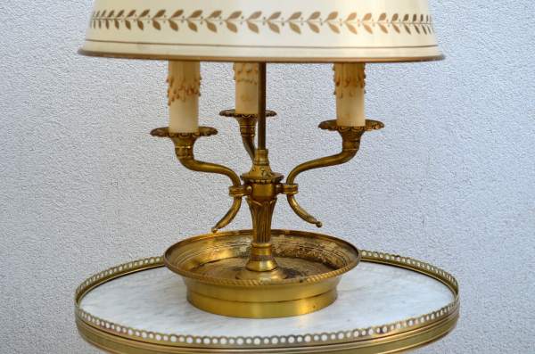 Annonce Lampe bouillotte style empire en bronze ancienne