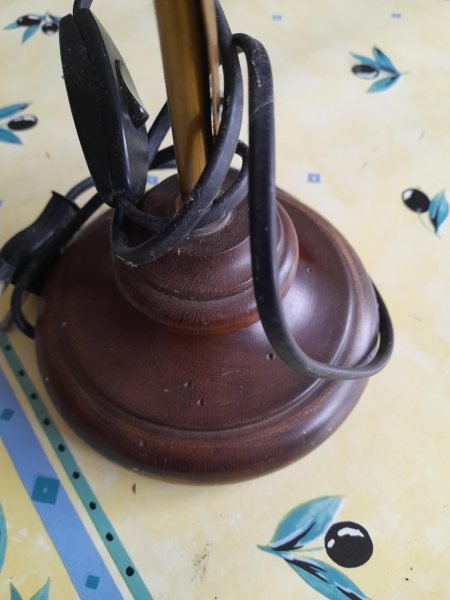 Annonce Lampe de table col de cygne - globe tulipe