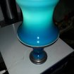 Lampe  opalines bleu - ciel ( diabolos ) occasion