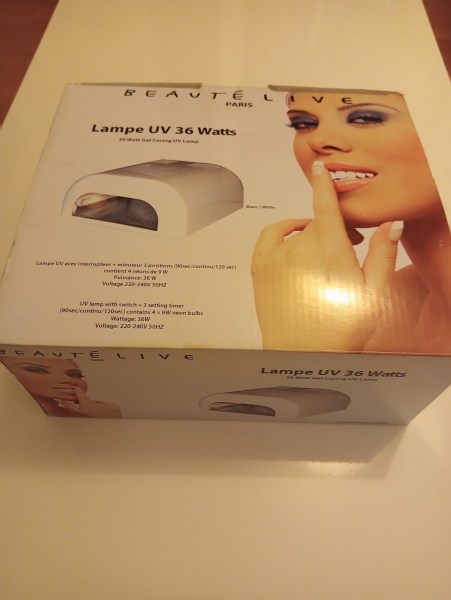 Lampe uv séchage gel à ongle neuve pas cher