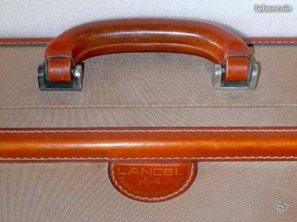 Lancel - mallette de voyage collector vintage pas cher
