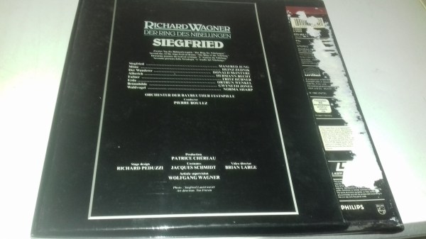 Lazer disque richard wagner- 3 lazer disques pas cher