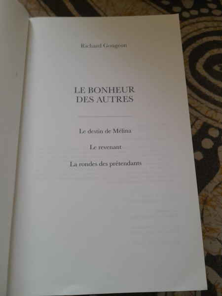 Le bonheur des autres l'integrale - richard gougeo pas cher