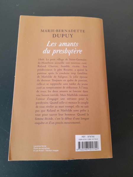 Les amants du presbytère - marie bernadette dupuy pas cher