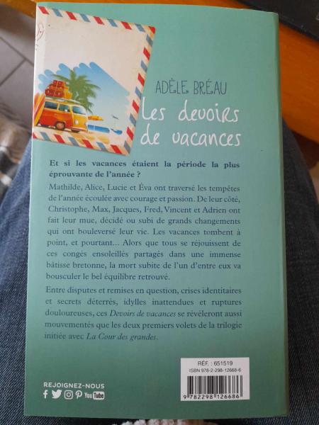 Les devoirs de vacances - ad&egrave;le br&eacute;au pas cher