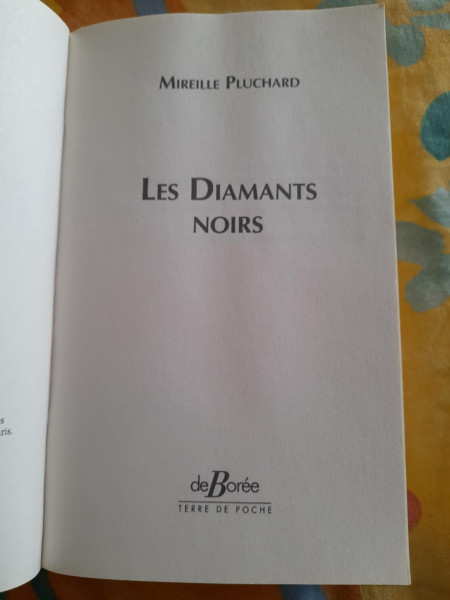 Les diamants noirs - mireille pluchard pas cher