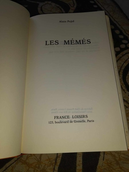 Vente Les m&eacute;m&eacute;s- alain pujol