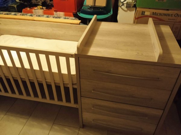 Vente Lit commode table &agrave; langer sauthon