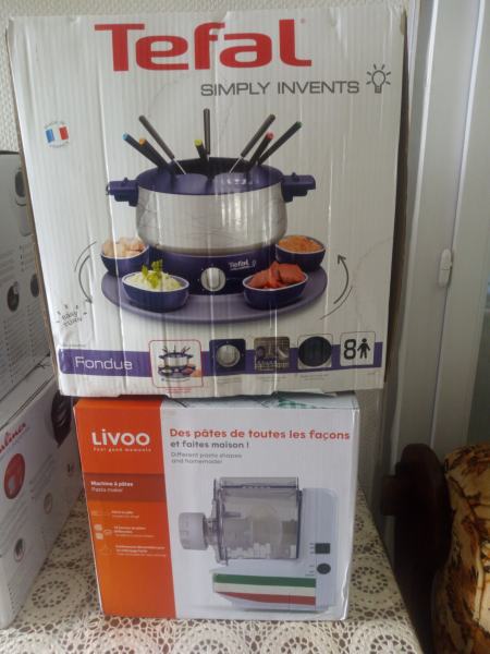Livoo machine à pâtes + tefal fondue