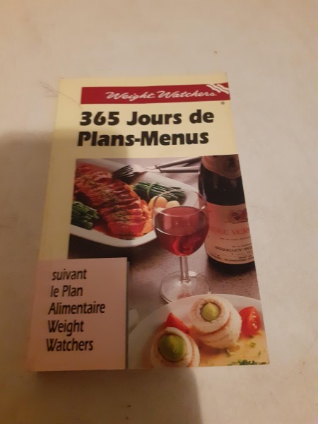 Livre 365 jours de plan - menu