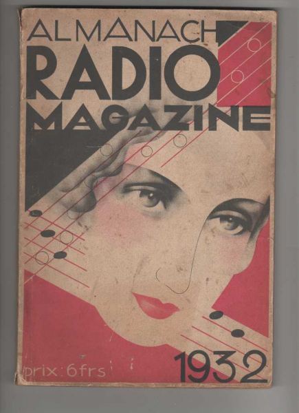 Livre almanach radio magazine 1932
