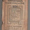 Livre almanach radio magazine 1934