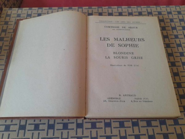 Livre ancien - les malheurs de sophie pas cher