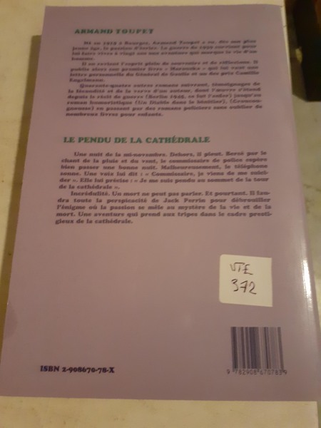 Vente Livre armand toupet "le pendu de la cath&eacute;drale"