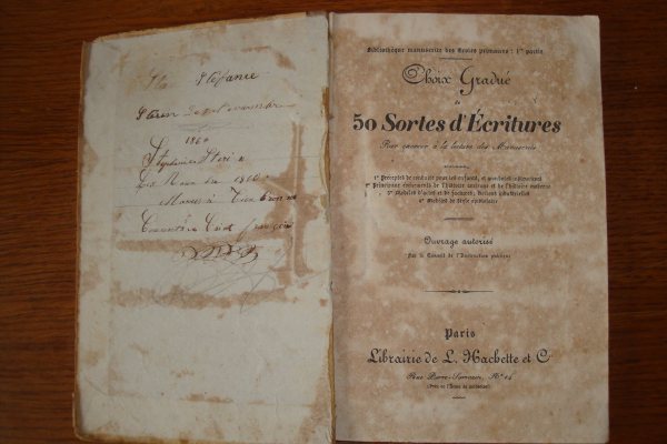 Vente Livre de 50 &eacute;critures