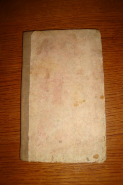 Livre de grammaire 1837