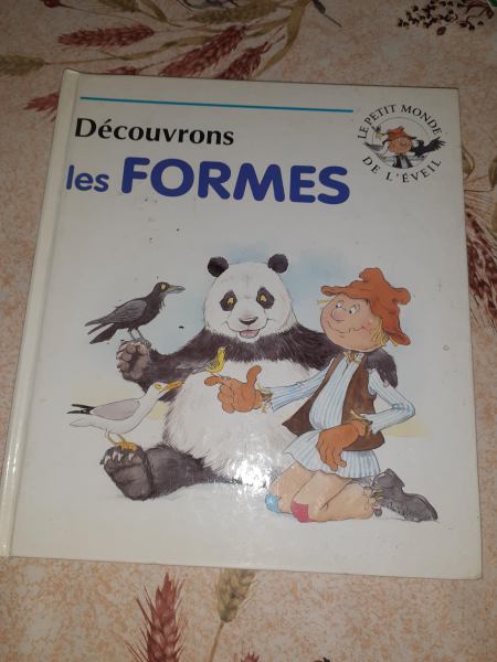 Livre découvrons les formes
