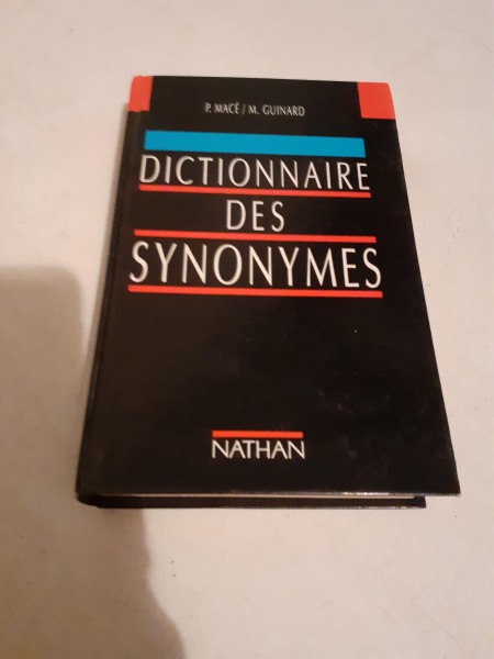Livre dictionnaire des synonymes
