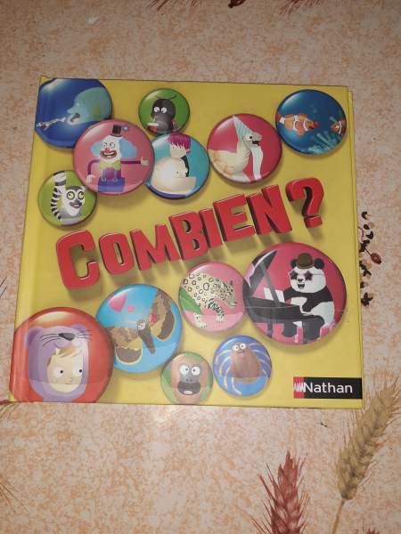 Livre enfant "combien" happy meal mac donald's