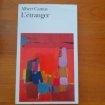 Livre l' etranger -albert camus