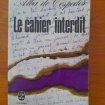 Livre le cahier interdit - albas de céspedes