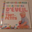 Livre les activités d'éveil des tout petits