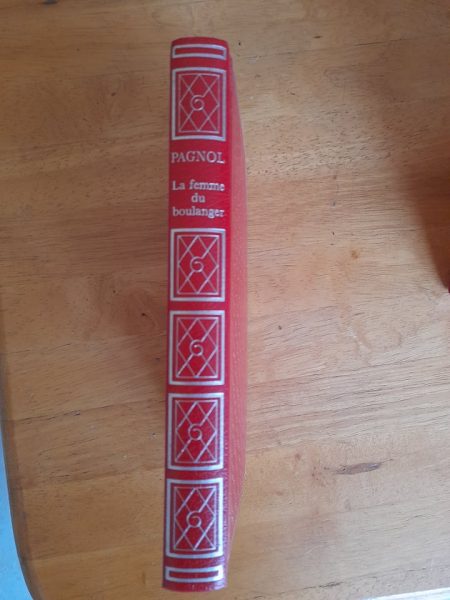 Livre marcel pagnol " la femme du boulanger "