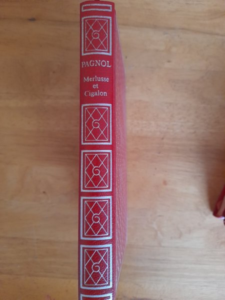 Livre marcel pagnol " merluse et cigalon