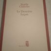 Livre noelle chatelet "la dernière leçon "