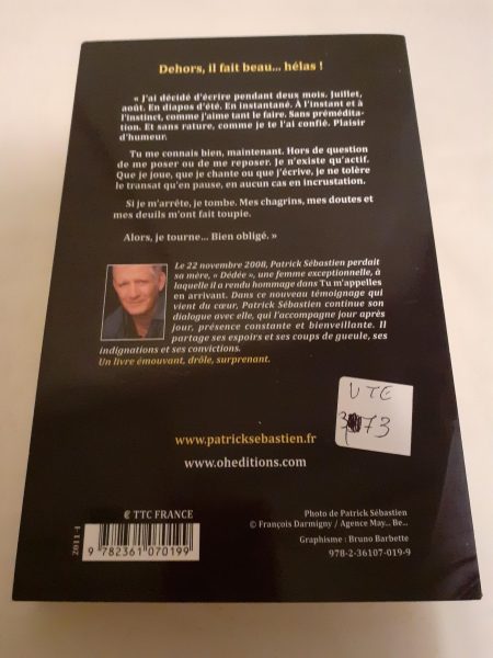 Vente Livre patrick sébastien