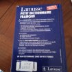Annonce Livre " petit dictionnaire français "