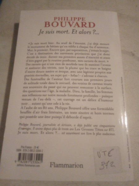 Vente Livre philippe bouvard " je suis mort et alors ?..