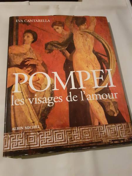Livre pompei  ' les visages de l'amour"