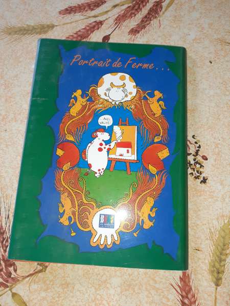 Livre portrait de ferme,les produits laitiers