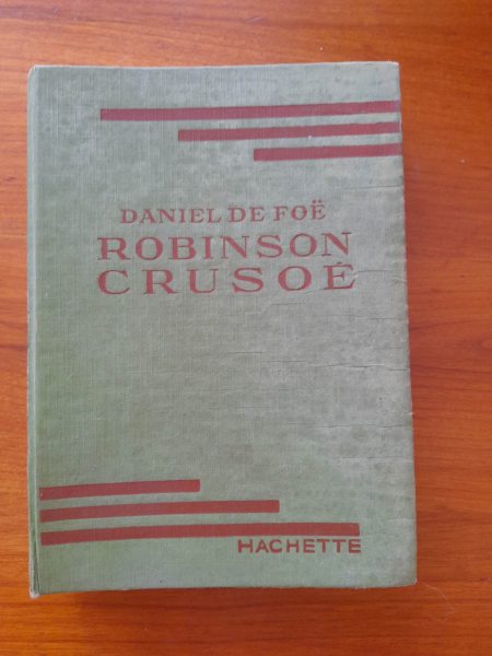 Livre robinson crusoé  - daniel de foe