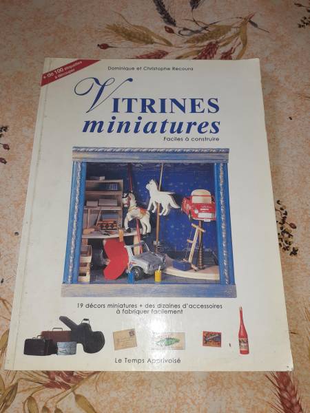 Livre vitrines miniatures