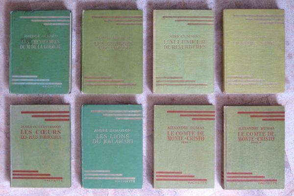 Livres biblioth&egrave;que verte