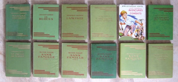 Vente Livres biblioth&egrave;que verte